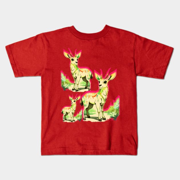 Antelope Kids T-Shirt by HTA DESIGNS